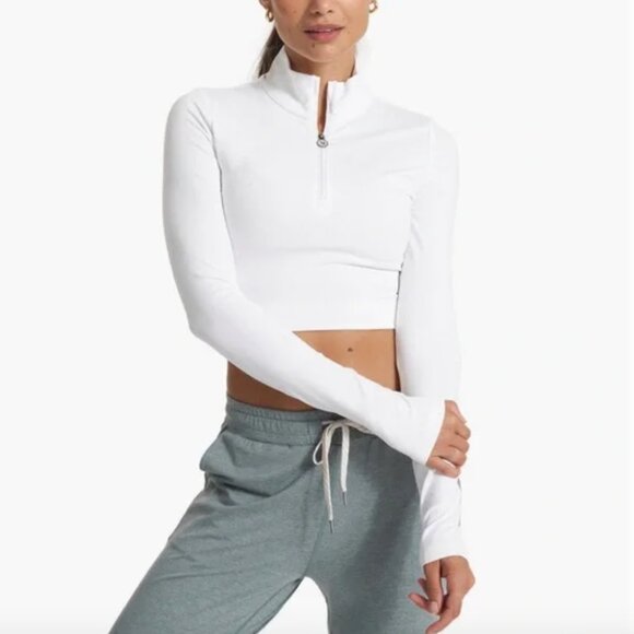 Vuori Lux Rib Half Zip - Picture 2 of 3